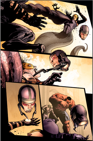 Illustration for article titled See Machine Man use his head (literally) in this exclusive art preview of Marvel's Hulk!